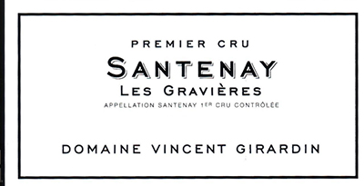 Santenay 1er cru les gravires 2013  GIRARDIN Vincent, Bourgogne rouge