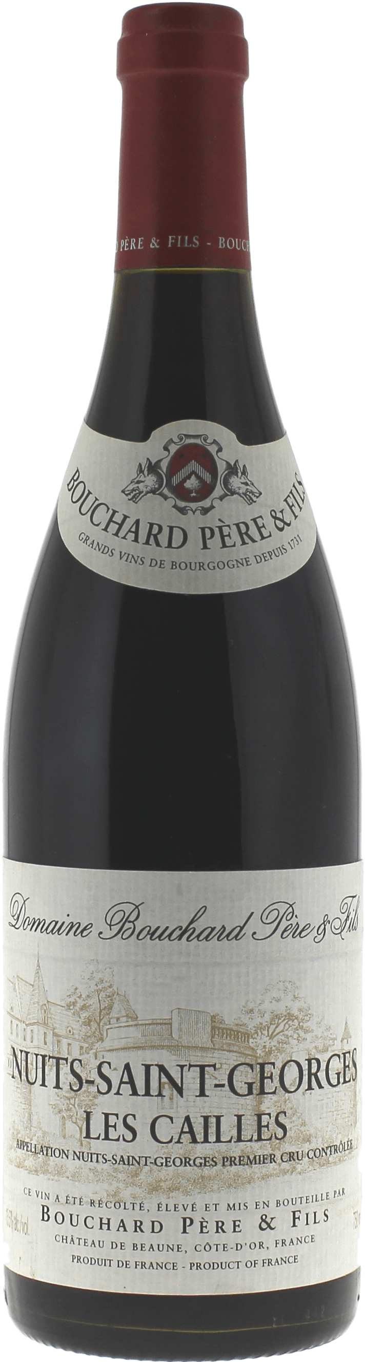 Nuits saint georges les cailles 2012 Domaine BOUCHARD P�re et fils, Bourgogne rouge