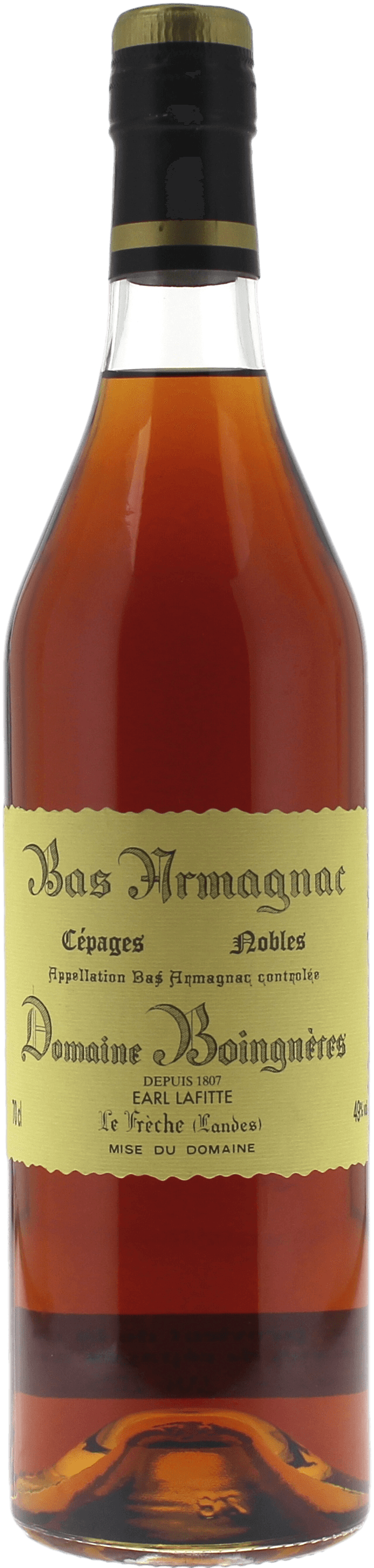 Boigneres cepages nobles 49 1985  Bas Armagnac, Bas Armagnac