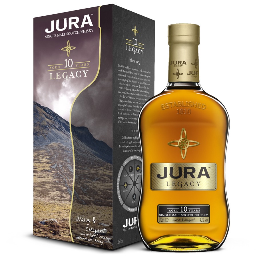 Whisky ecossais isle of jura  10 ans legacy  40  Whisky