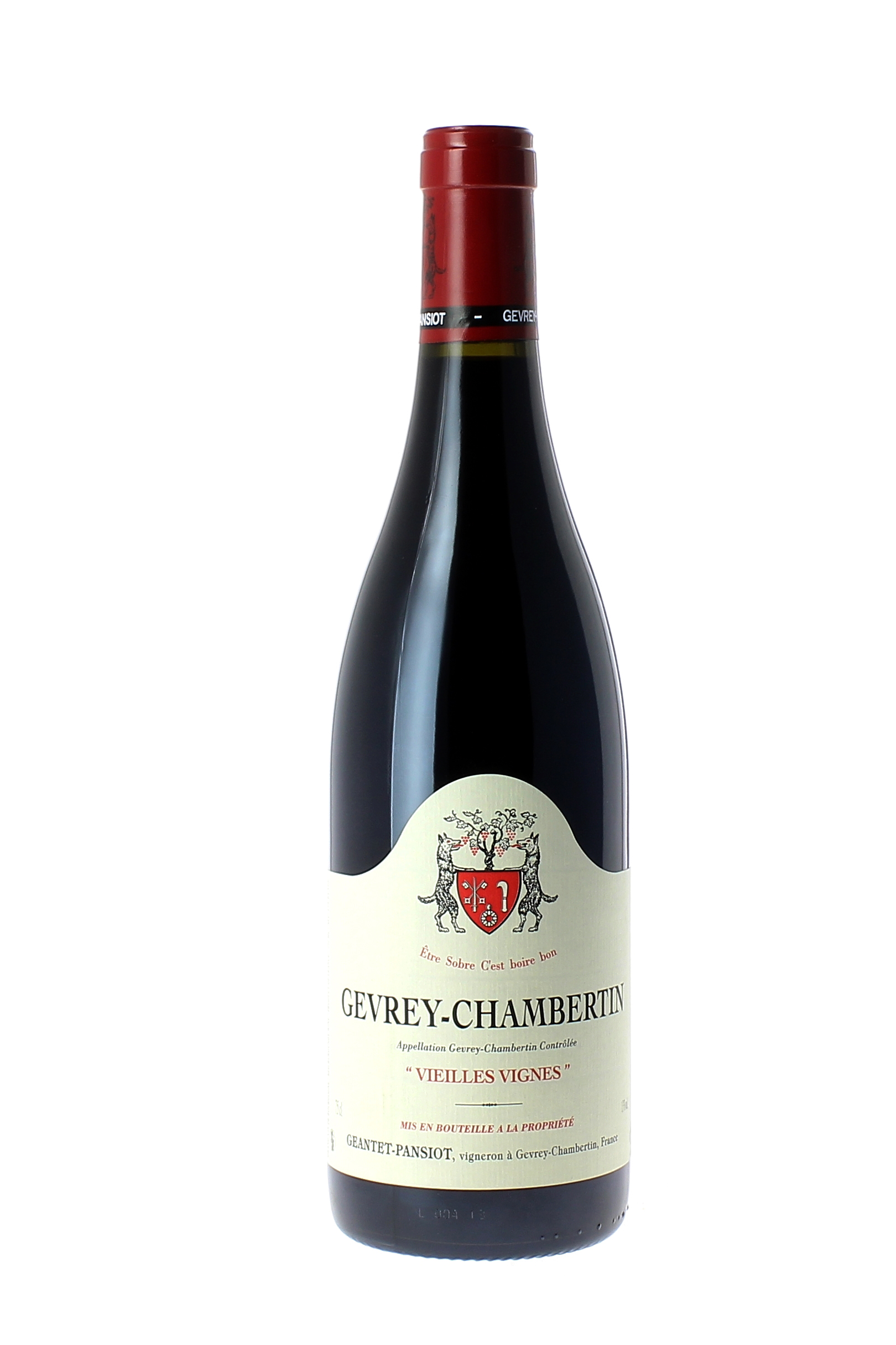 Gevrey chambertin vieilles vignes 2012 Domaine GEANTET PANSIOT, Bourgogne rouge
