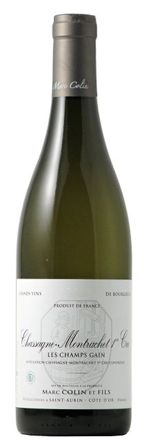 Chassagne montrachet 1er cru les champs gains 2007 Domaine COLIN MARC, Bourgogne blanc