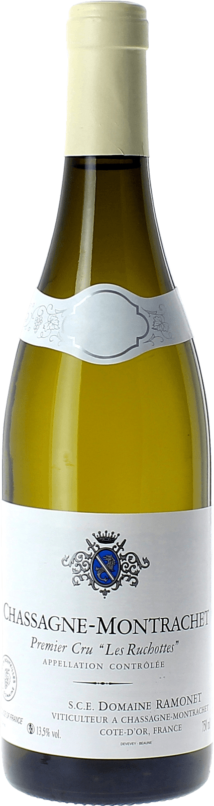 Chassagne montrachet 1er cru les ruchottes 2014 Domaine RAMONET, Bourgogne blanc