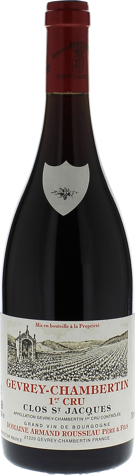 Gevrey chambertin 1er cru clos saint jacques 2014 Domaine ROUSSEAU Armand, Bourgogne rouge