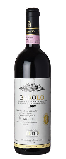 Barolo rocche di falletto bruno giacosa 1998  , Vin italien