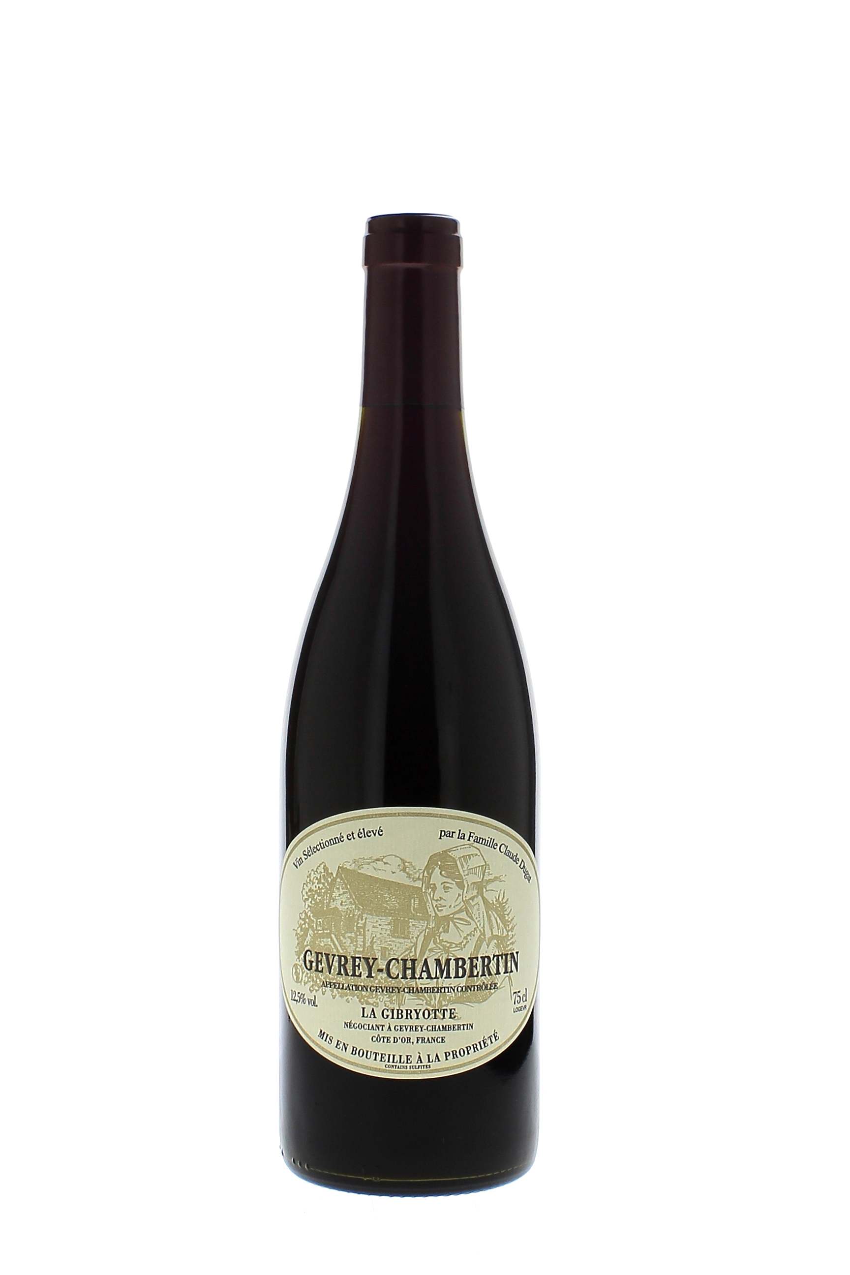 Gevrey chambertin 2014  LA GIBRYOTTE (Famille Claude DUGAT), Bourgogne rouge