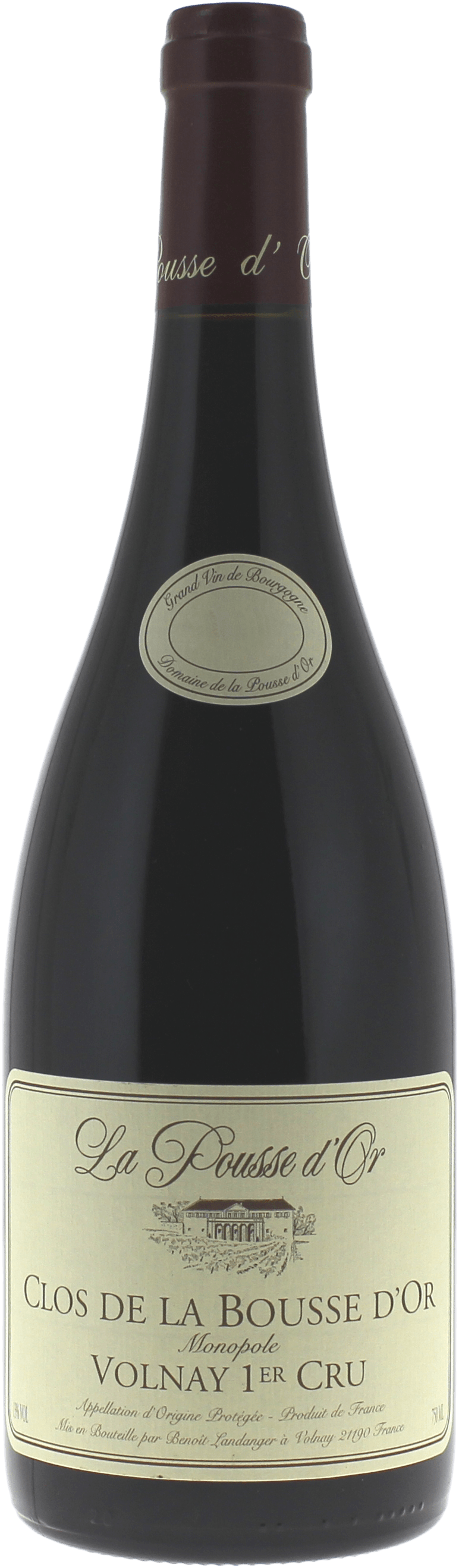 Volnay 1er cru clos de la bousse d'or 2012 Domaine POUSSE D'OR, Bourgogne rouge