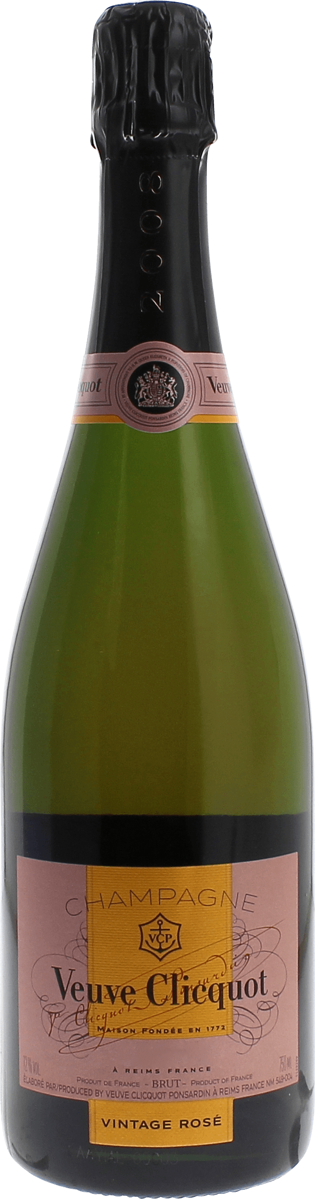 Veuve clicquot millsime ros avec coffret 2008  Veuve Clicquot, Champagne