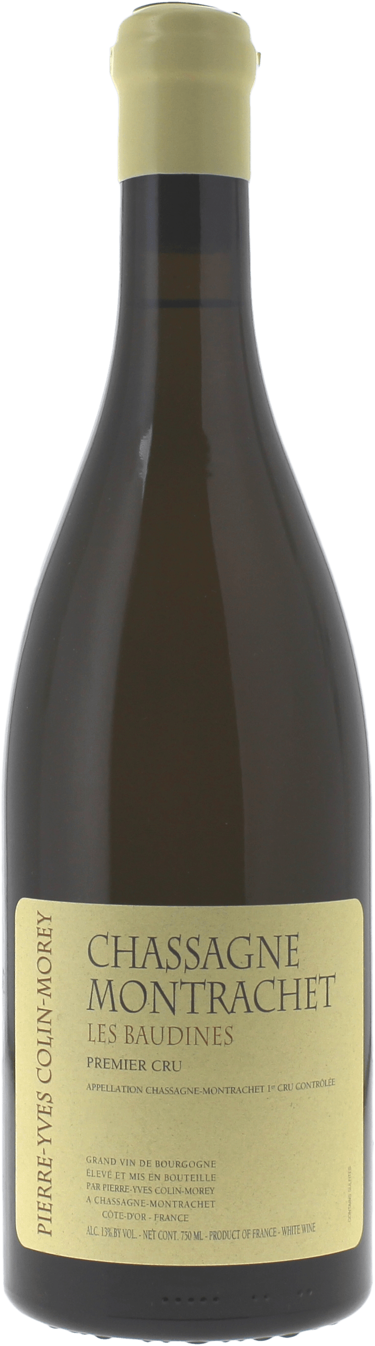 Chassagne montrachet 1er cru baudines 2015 Domaine COLIN MOREY, Bourgogne blanc