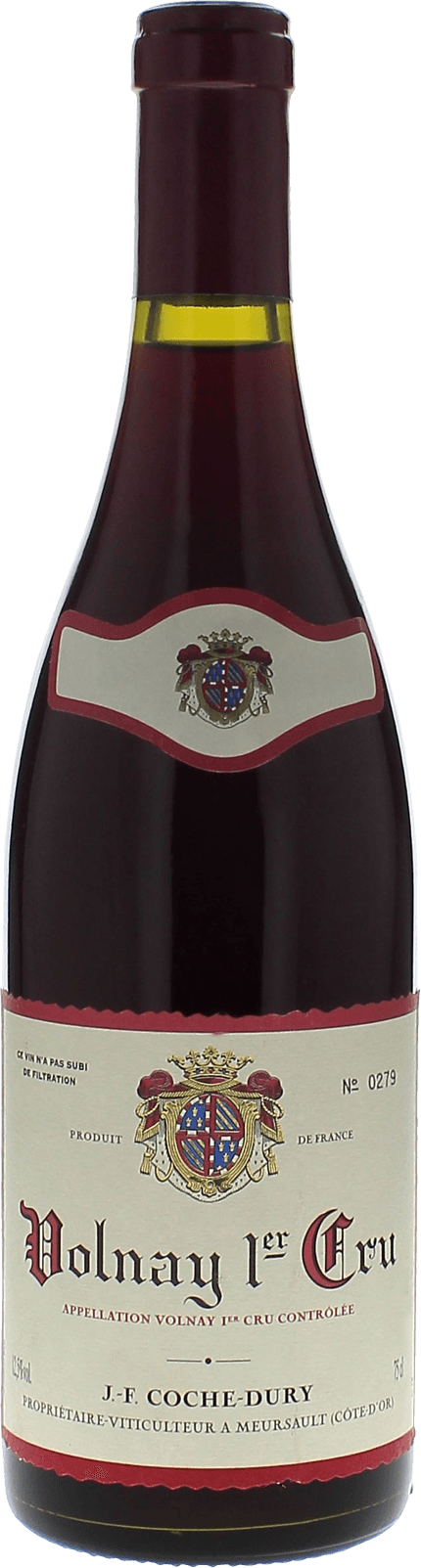 Volnay 1er cru 2014 Domaine COCHE DURY, Bourgogne rouge