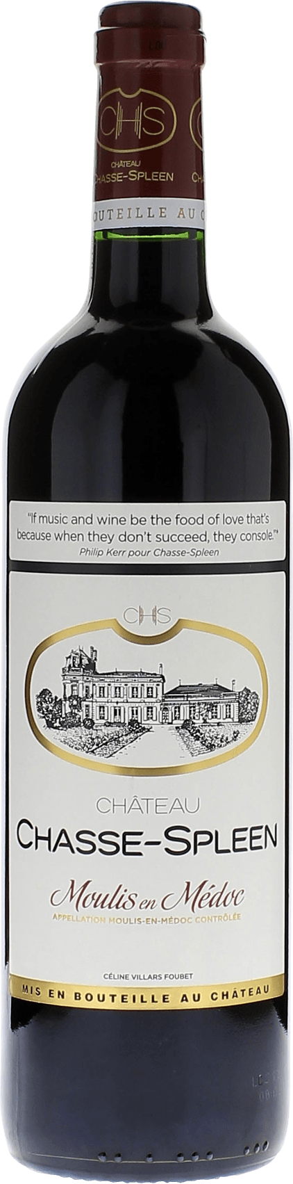 Chasse spleen 2014 Cru Bourgeois Exceptionnel Moulis, Bordeaux rouge