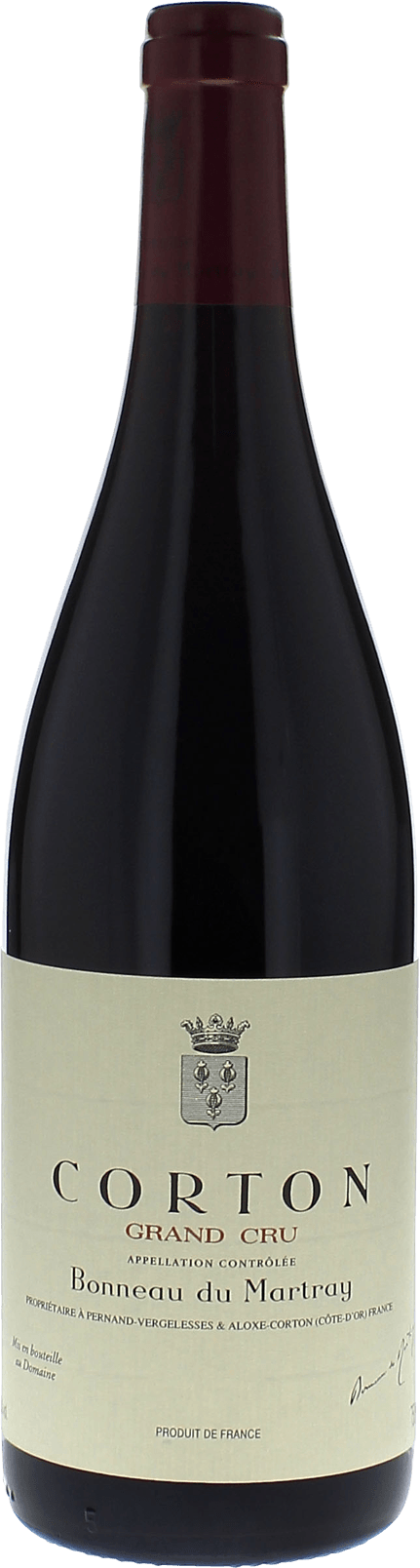 Corton grand cru 2015 Domaine BONNEAU du MARTRAY, Bourgogne rouge