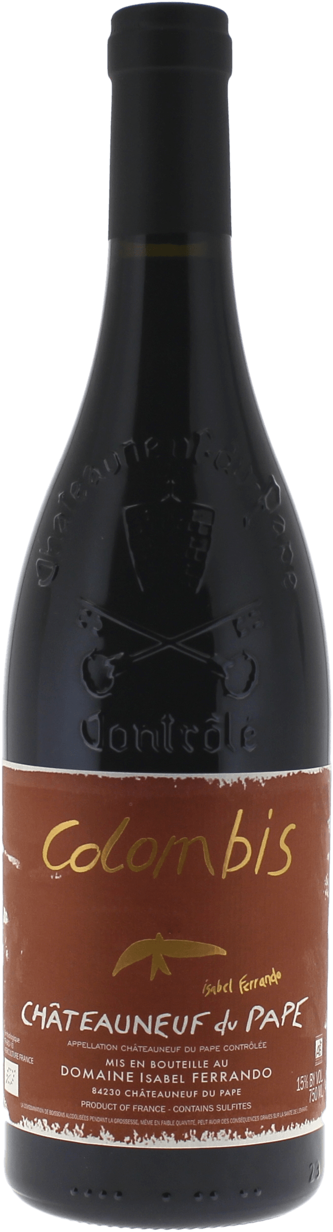 Isabel ferrando colombis 2015  Ch�teauneuf-du-Pape, Vall�e du Rh�ne Rouge