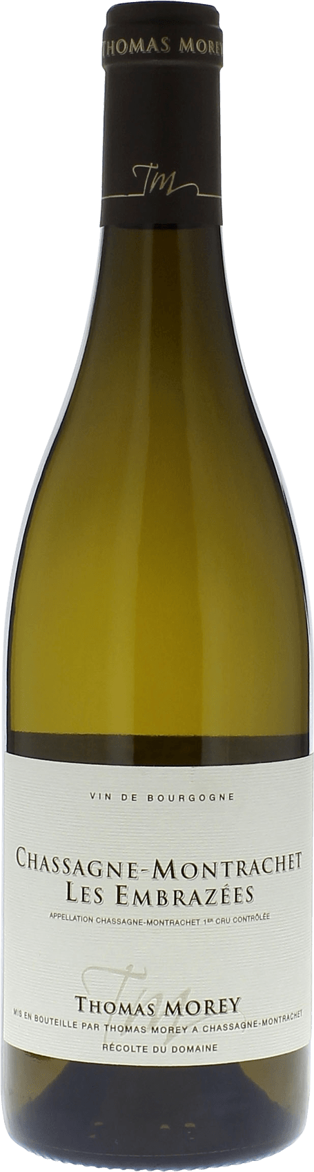 Chassagne montrachet 1er cru embrazes 2015 Domaine MOREY Thomas, Bourgogne blanc