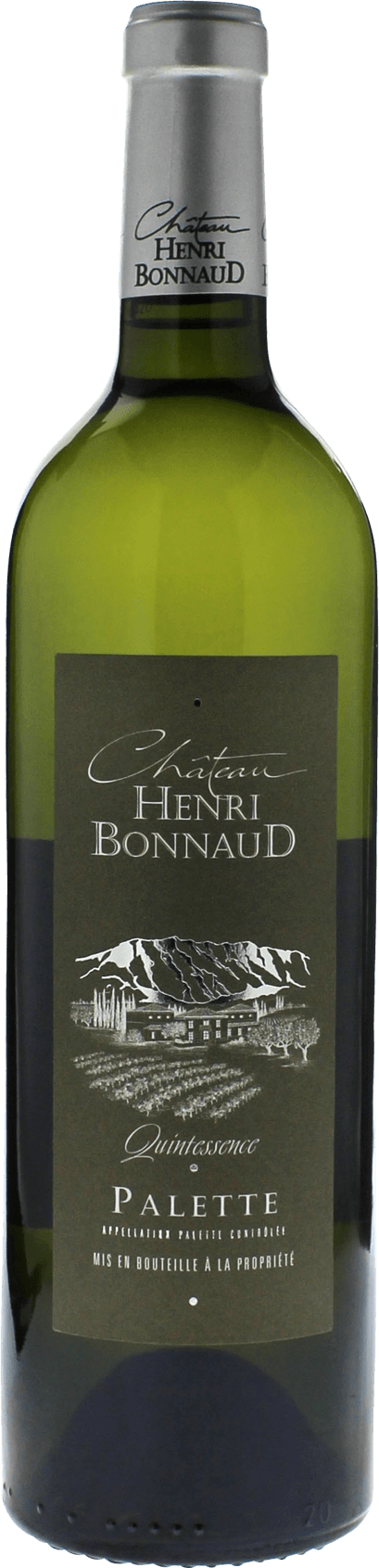 Domaine henri bonnaud quintessence blanc 2015  Palette, Slection provence blanc