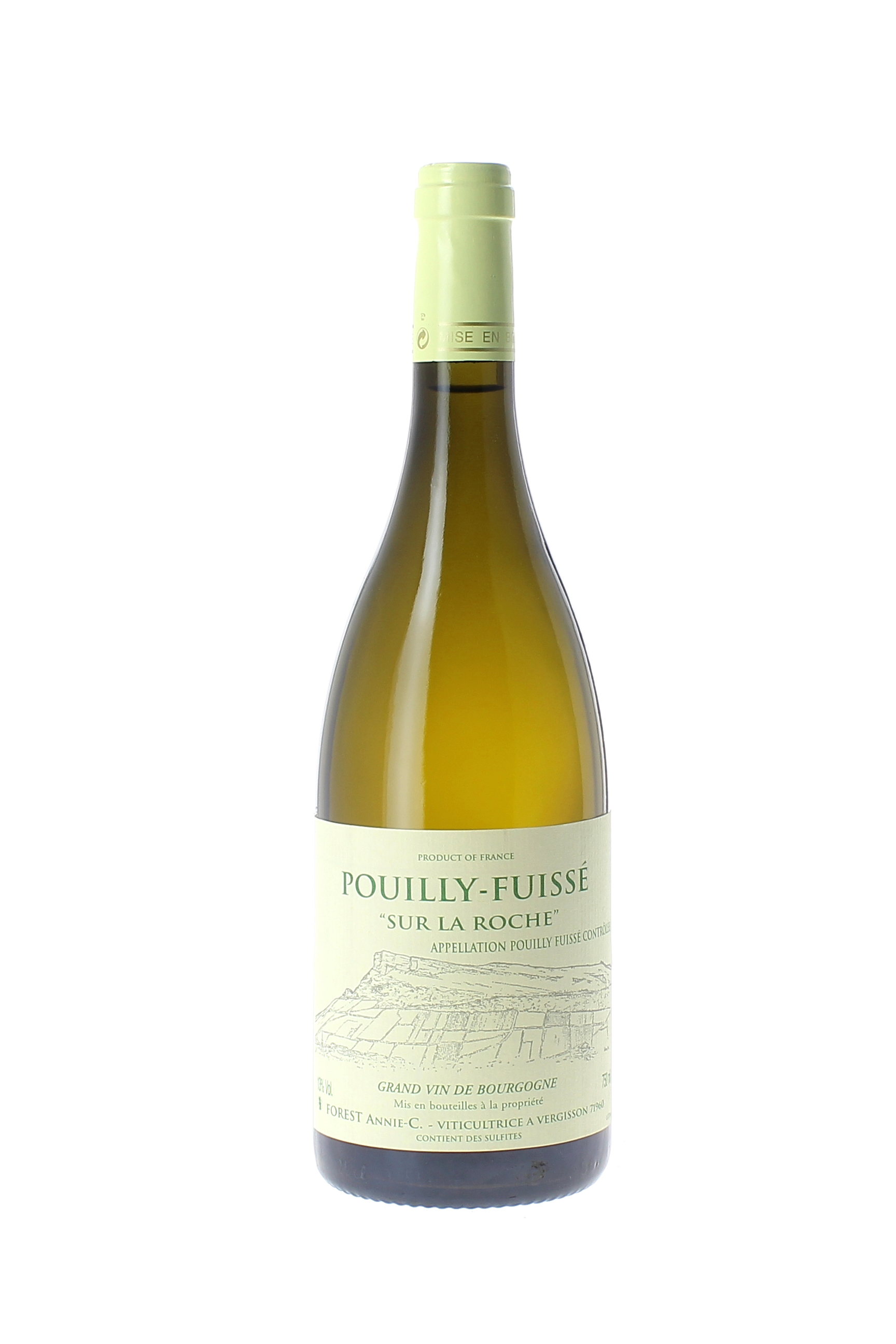 Pouilly fuiss la roche 2015 Domaine Eric Forest, Bourgogne blanc