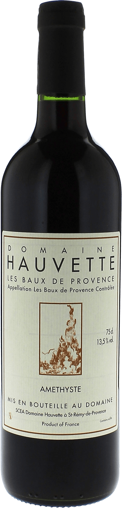 Domaine hauvette amethyste 2015  AOC Baux de Provence, Slection provence rouge