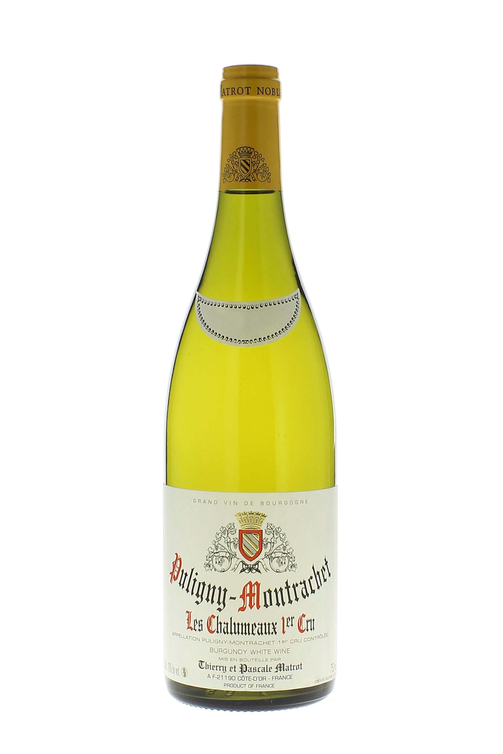 Puligny montrachet les chalumeaux 1er cru 2015 Domaine MATROT, Bourgogne blanc