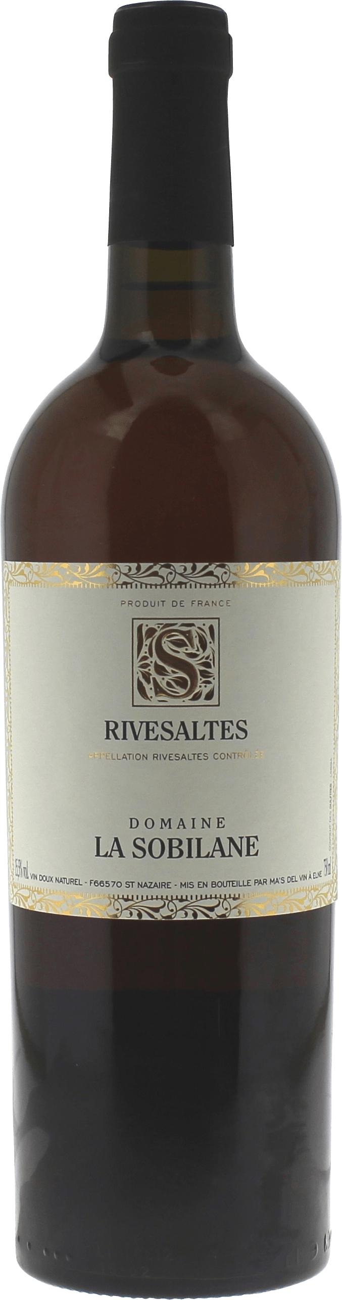 Rivesaltes domaine la sobilane 1963 Vin doux naturel Rivesaltes, Vin doux naturel