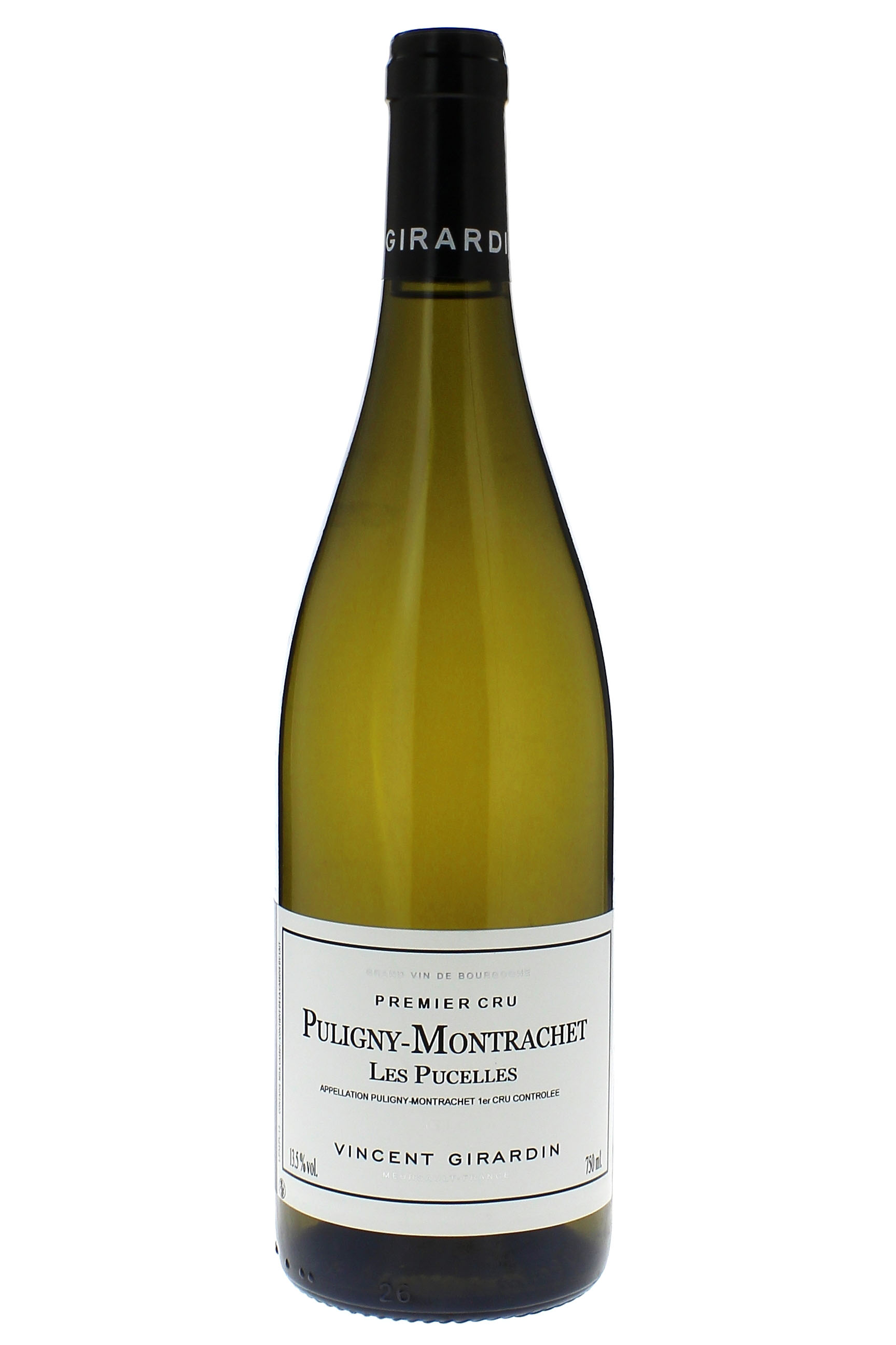 Puligny montrachet 1er cru les pucelles 2015 Domaine GIRARDIN Vincent, Bourgogne blanc