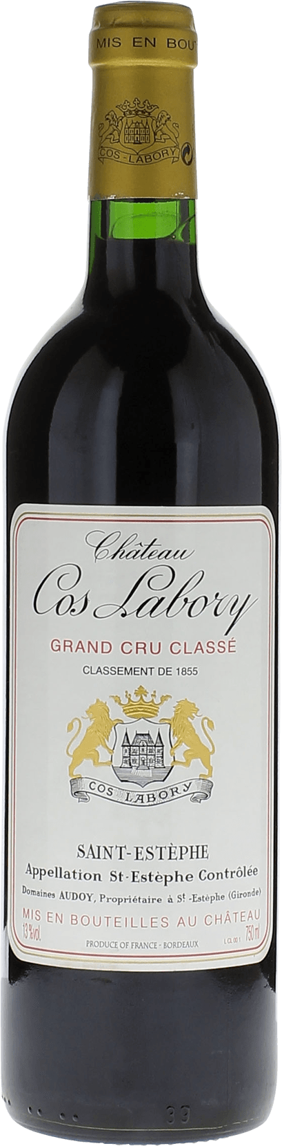 Cos labory 2014 5me Grand cru class Saint-Estphe, Bordeaux rouge