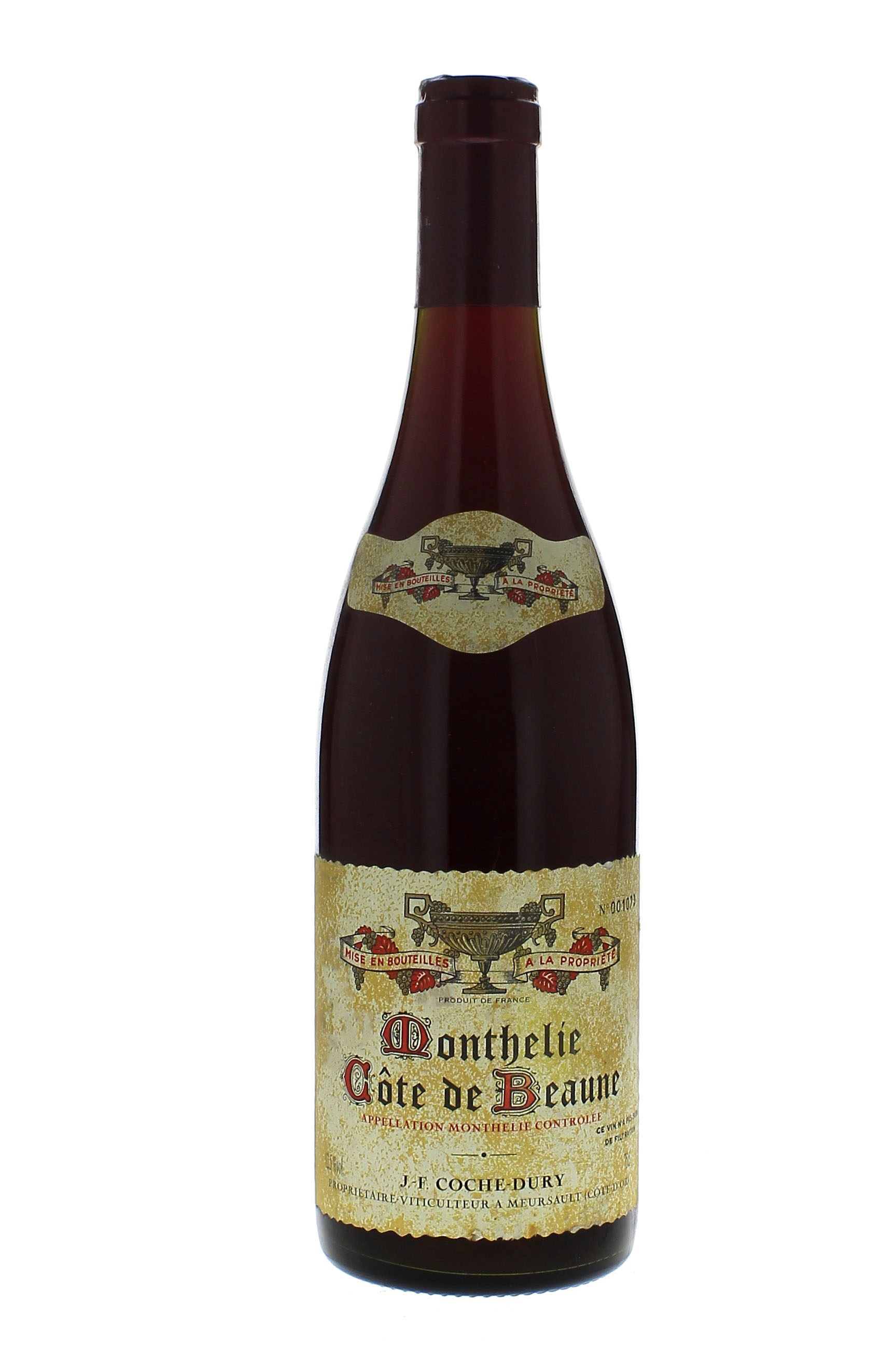 Monthelie rouge 2011 Domaine COCHE-DURY, Bourgogne rouge