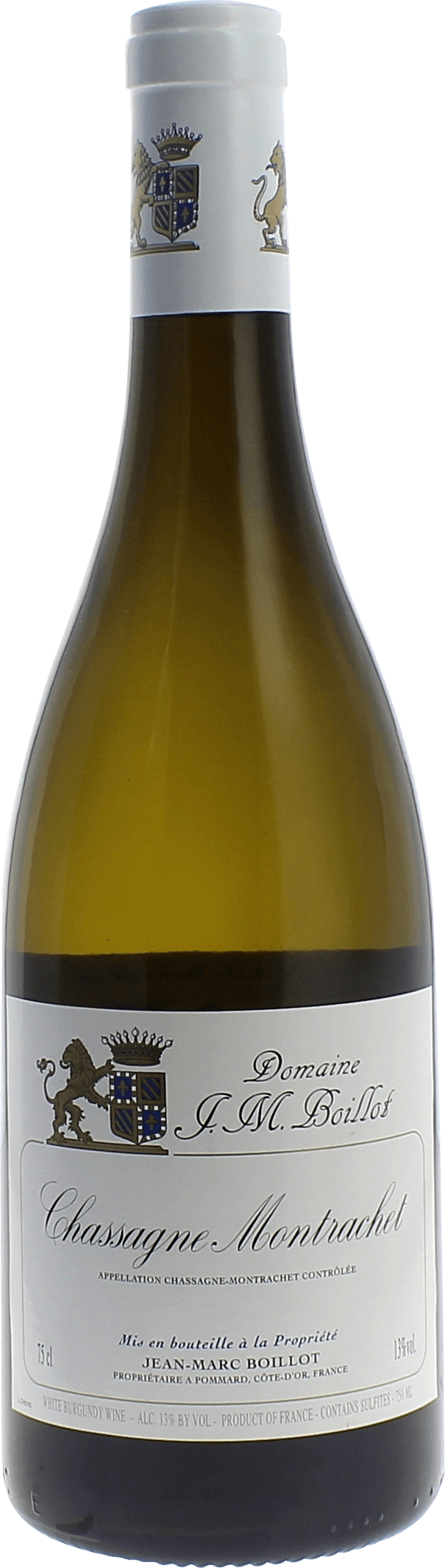Chassagne montrachet 2016 Domaine BOILLOT Jean Marc, Bourgogne blanc