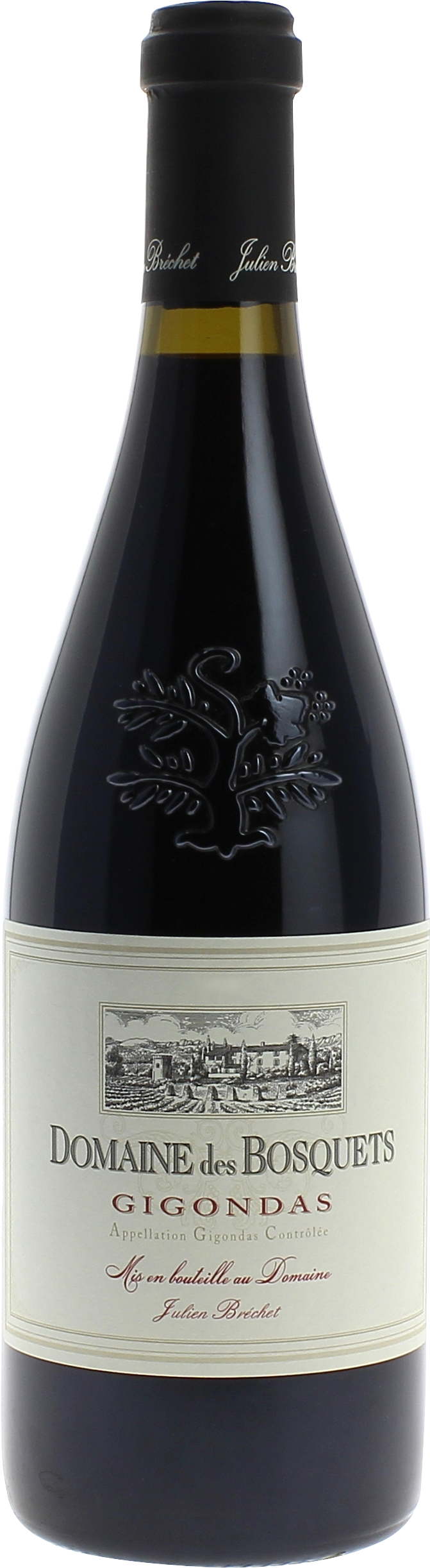 Gigondas domaine des bosquets la colline 2015  Gigondas, S�lection Vall�e du Rhone rouge