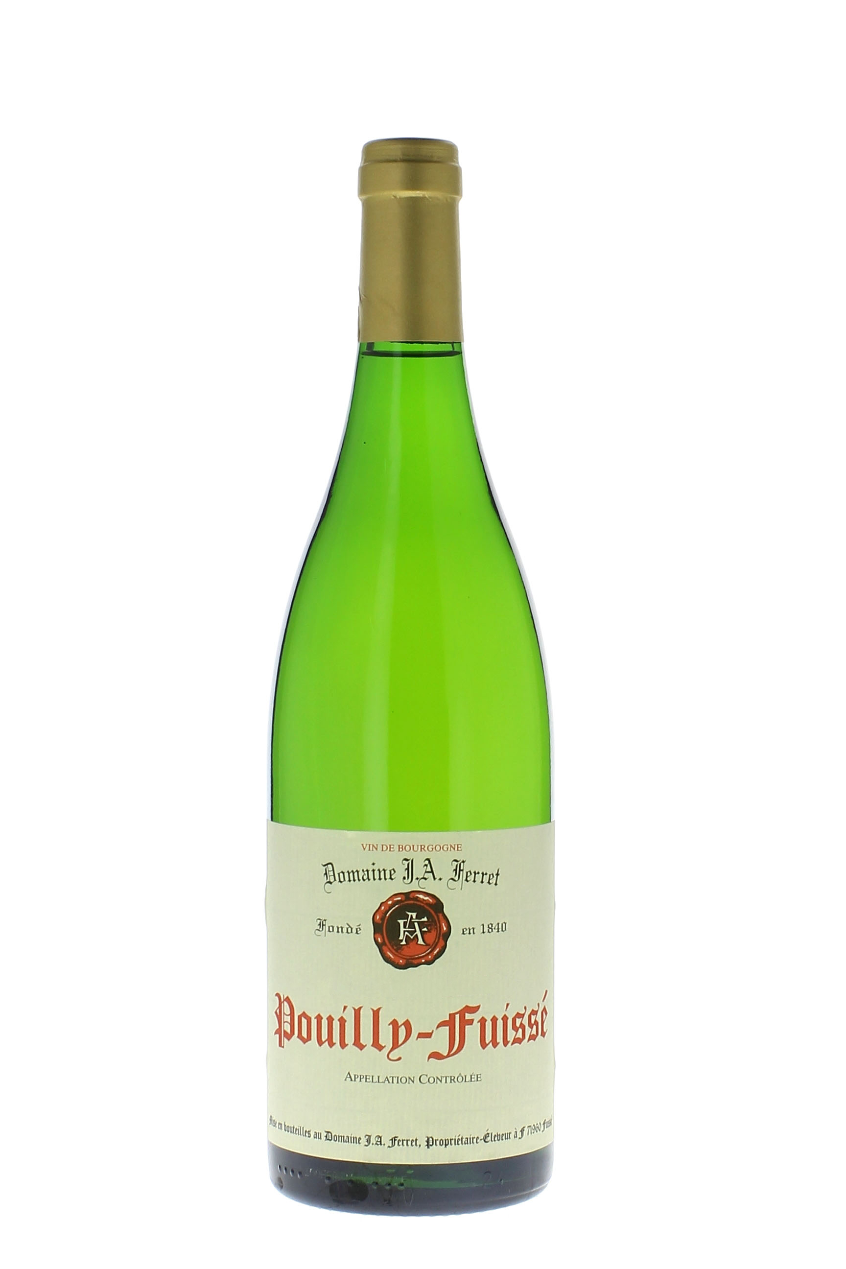 Pouilly fuiss les menetrires hors classe 2016 Domaine FERRET J.A., Bourgogne blanc