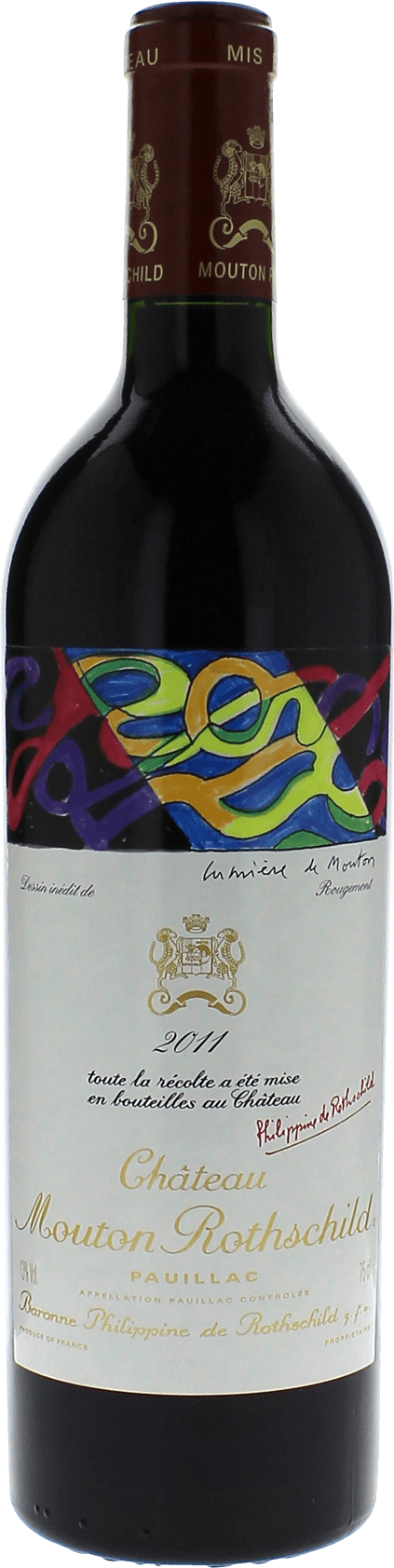 Mouton rothschild 2011 1er Grand cru class Pauillac, Bordeaux rouge