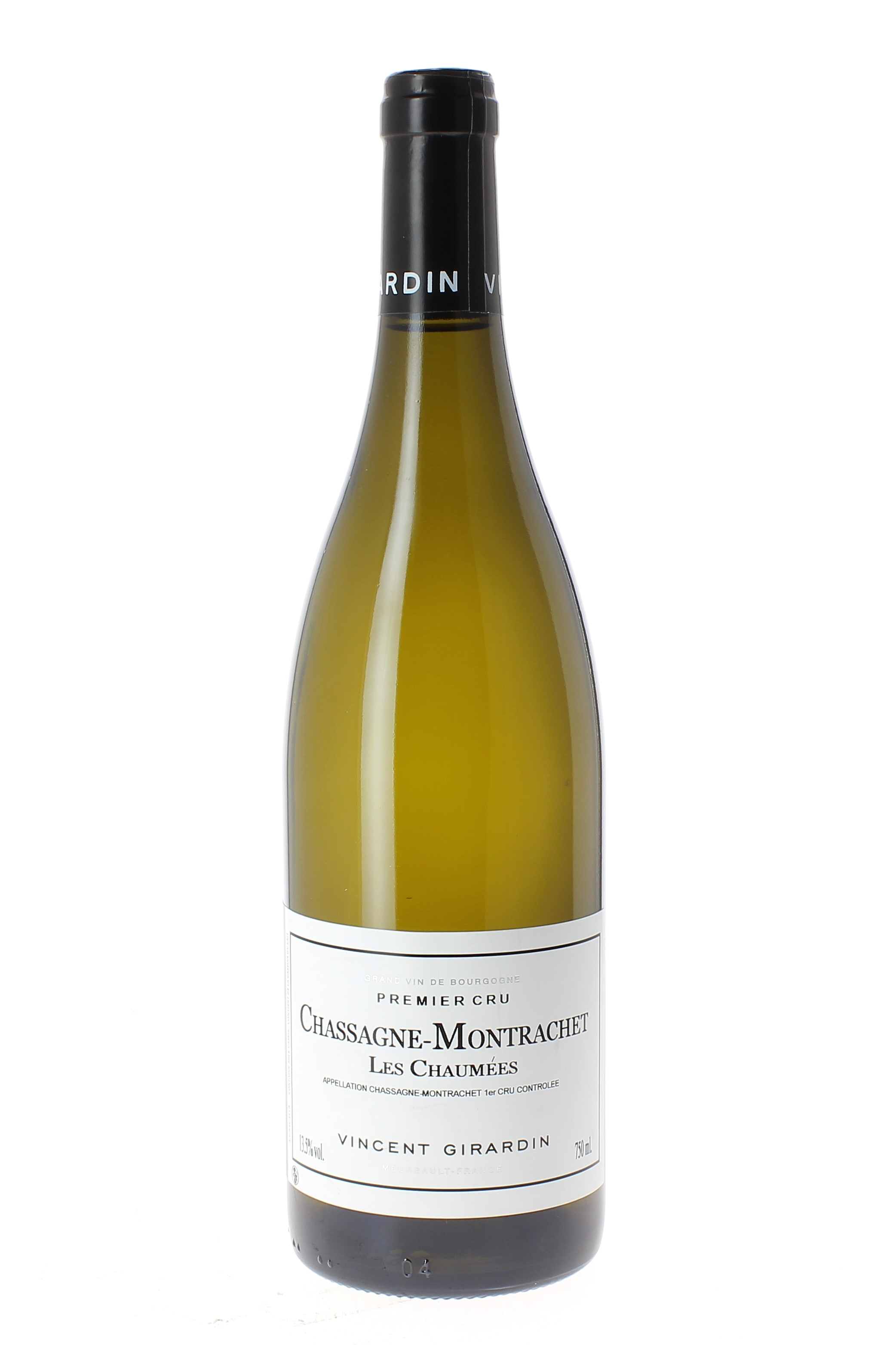 Chassagne montrachet 1er cru les chaumes 2015 Domaine GIRARDIN Vincent, Bourgogne blanc