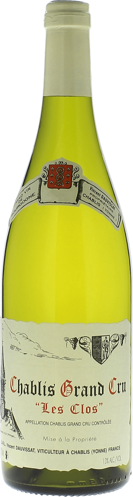 Chablis grand cru les clos 2009 Domaine DAUVISSAT, Bourgogne blanc