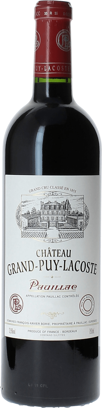 Grand puy lacoste 2015 5 me Grand cru class Pauillac, Bordeaux rouge