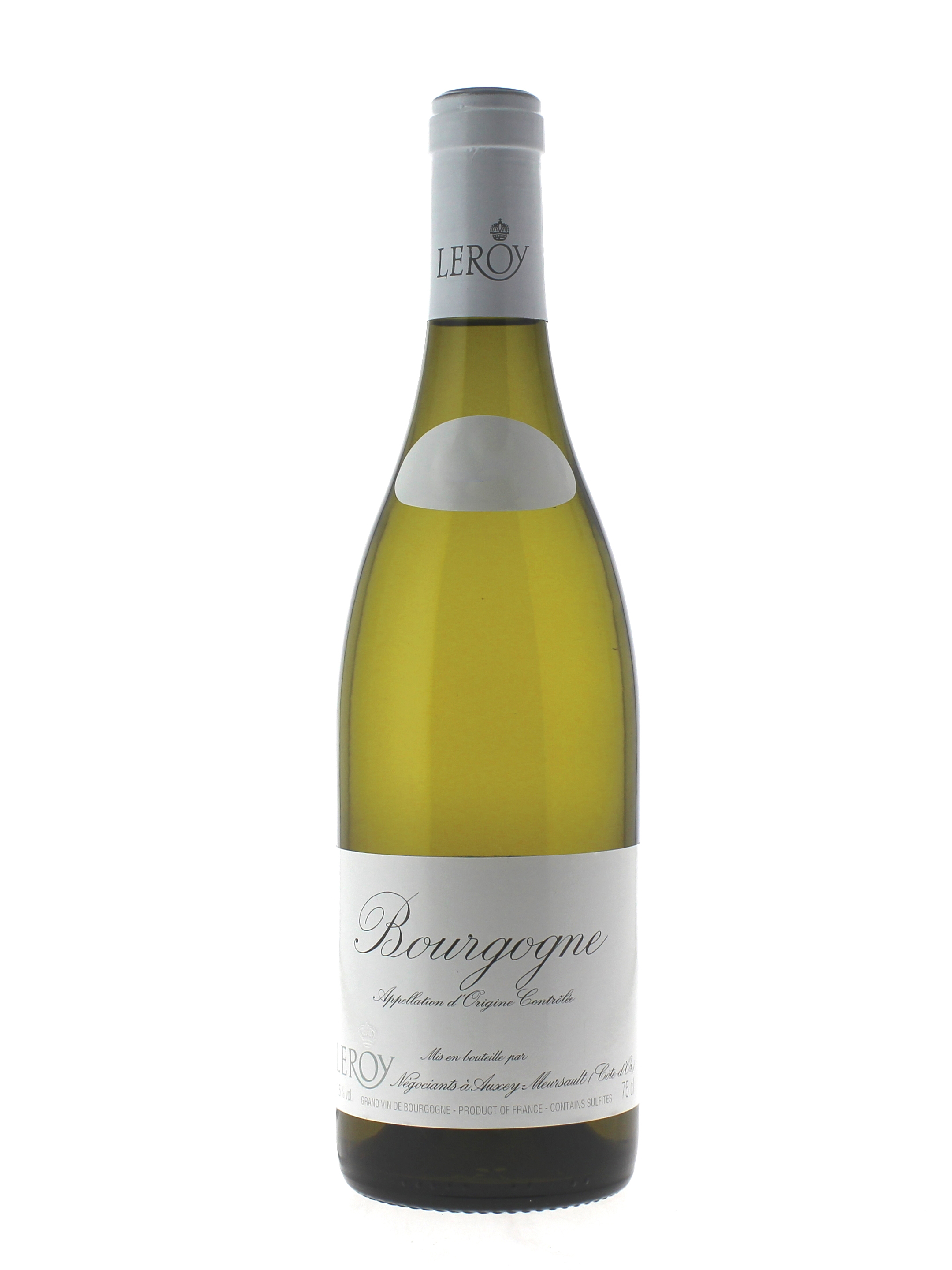 Bourgogne 2016 Maison LEROY, Bourgogne blanc