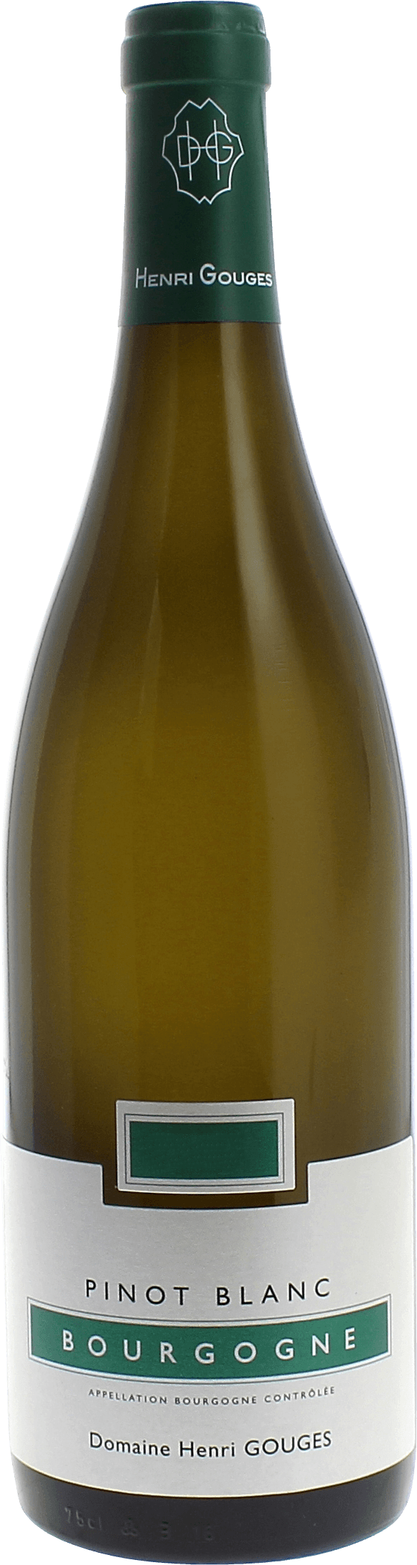 Bourgogne pinot blanc 2015 Domaine GOUGES Henri, Bourgogne blanc