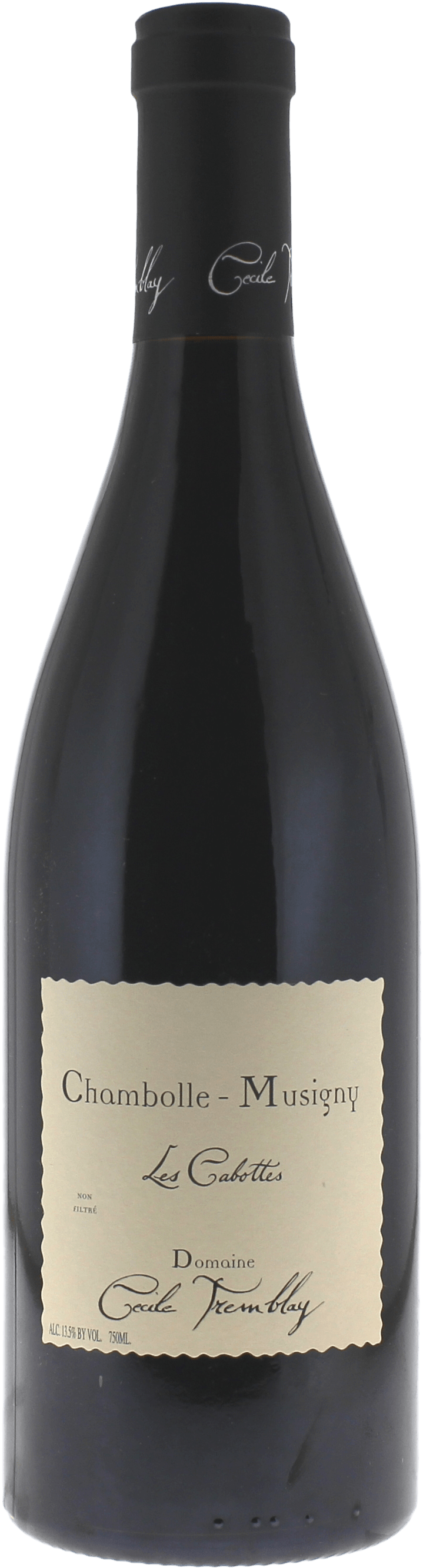 Chambolle musigny les cabottes 2011 Domaine TREMBLAY Cecile, Bourgogne rouge
