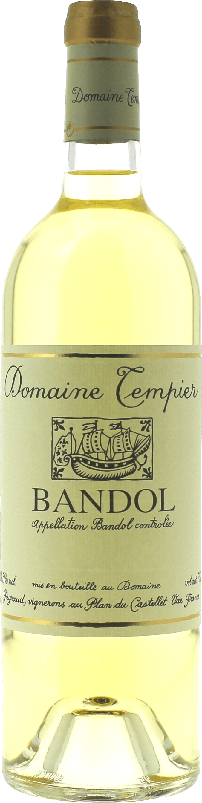 Bandol domaine tempier blanc 2016  Bandol, Slection provence blanc