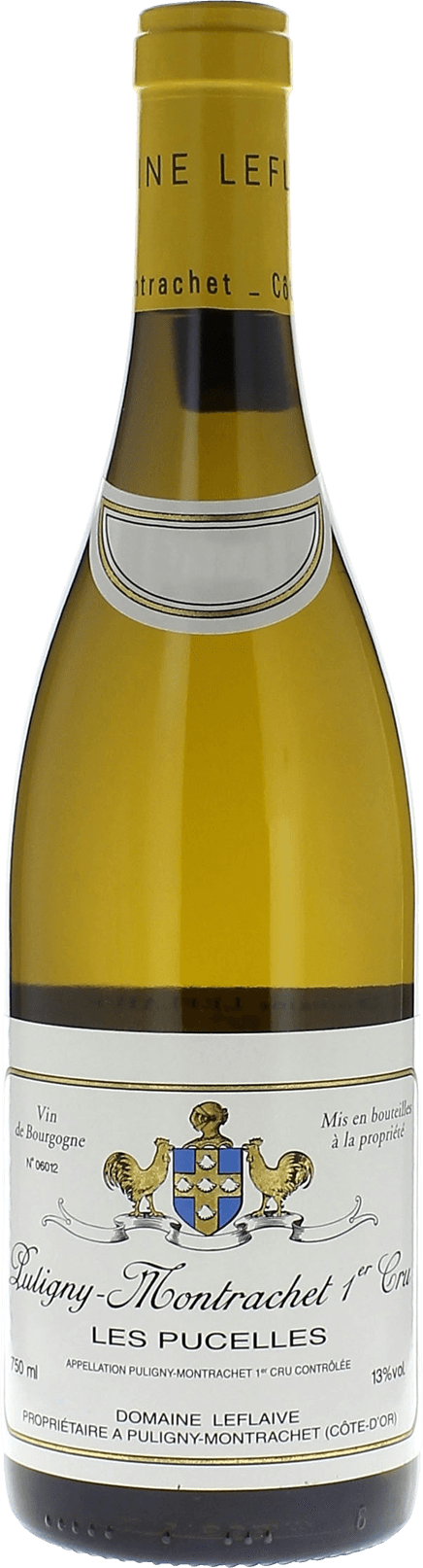 Puligny montrachet 1er cru les pucelles 2016 Domaine LEFLAIVE Vincent, Bourgogne blanc