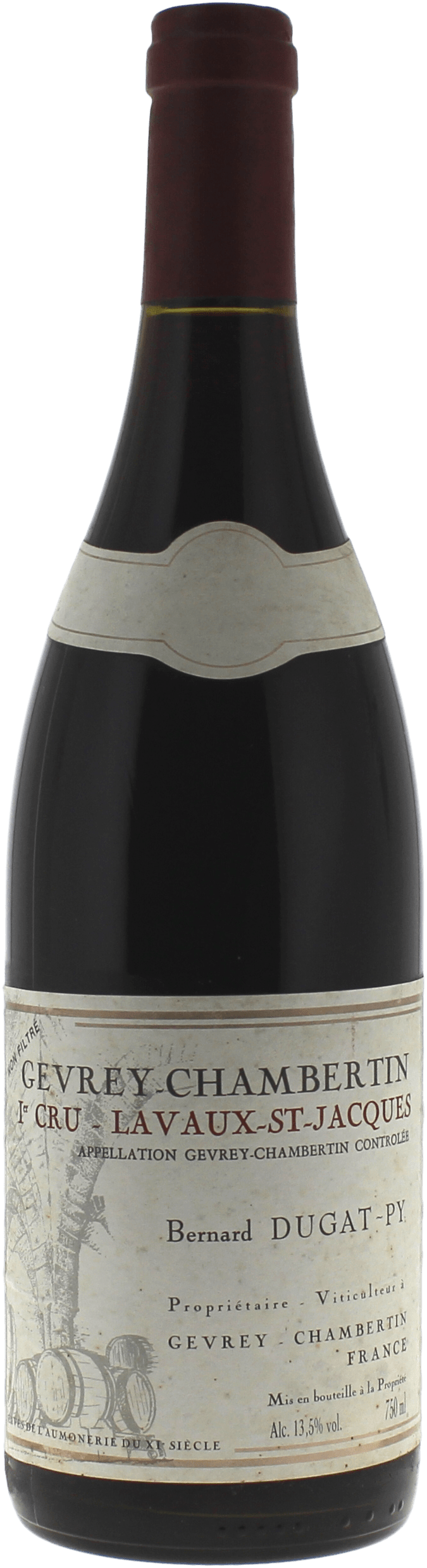 Gevrey chambertin 1er cru lavaux saint jacques 2015 Domaine DUGAT-PY, Bourgogne rouge