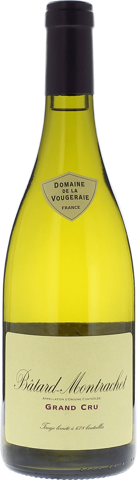 Batard montrachet grand cru 2017 Domaine VOUGERAIE, Bourgogne blanc