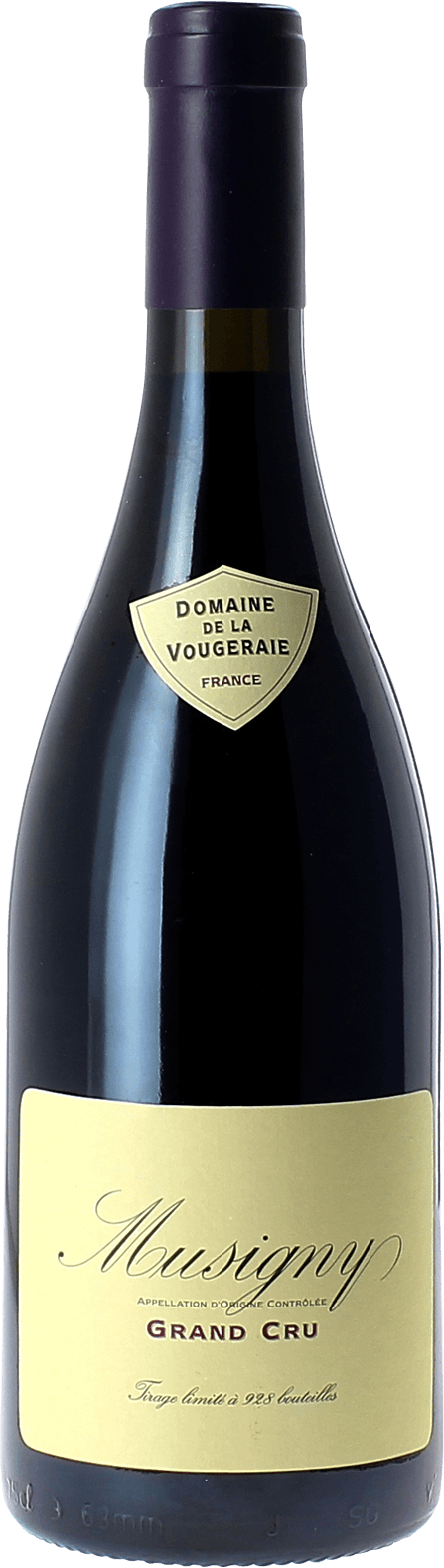 Musigny grand cru 2017 Domaine VOUGERAIE, Bourgogne rouge