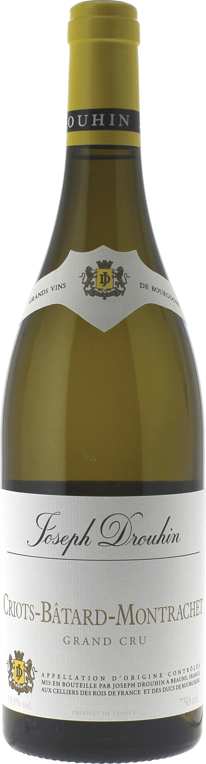 Criots batard montrachet grand cru 2015 Domaine Joseph DROUHIN, Bourgogne blanc