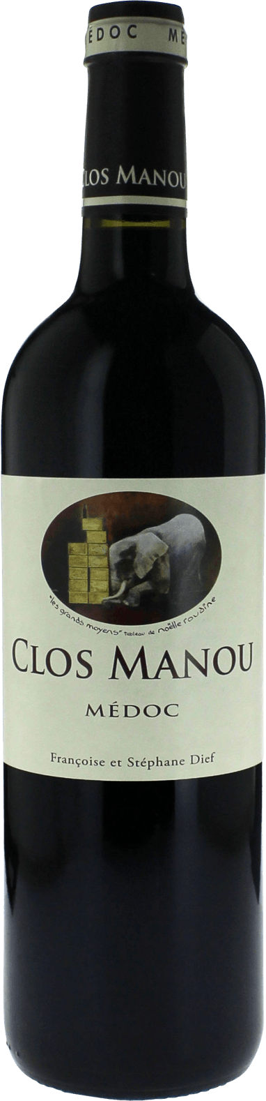 Clos manou 2016 Cru Bourgeois Mdoc, Slection Bordeaux Rouge