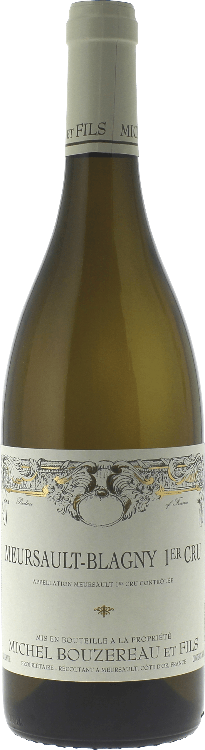 Meursault blagny 1er cru 2016 Domaine BOUZEREAU Michel et fils, Bourgogne blanc