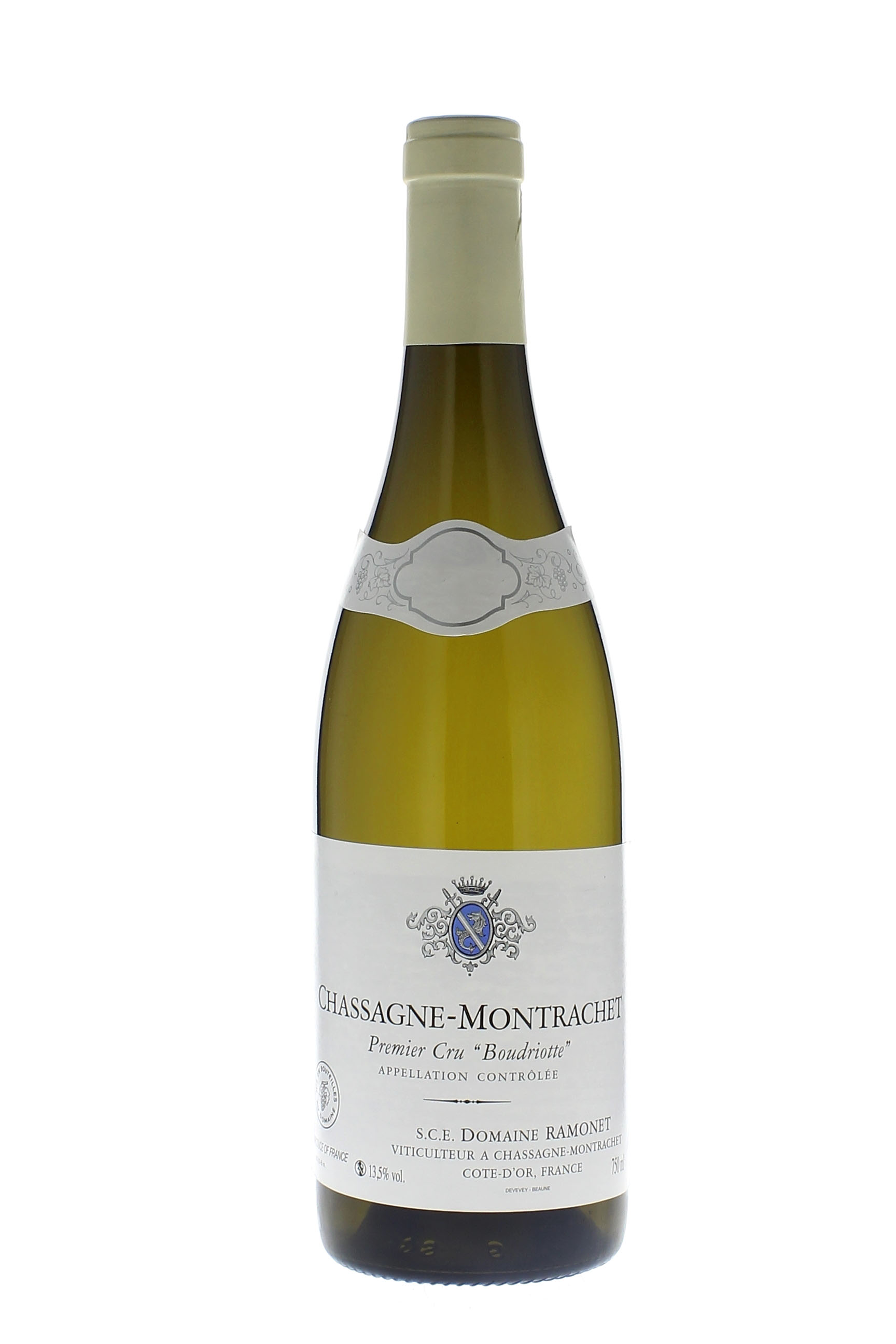 Chassagne montrachet 1er cru boudriottes 2016 Domaine RAMONET, Bourgogne blanc