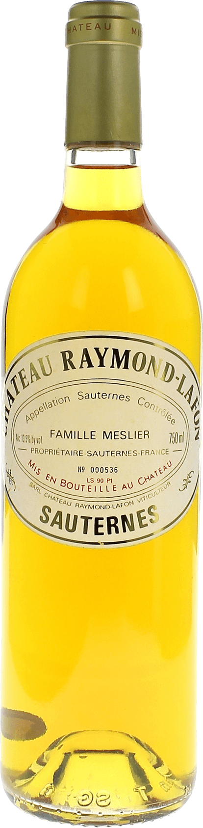 Raymond-lafon 2003 1er cru Sauternes, Bordeaux blanc