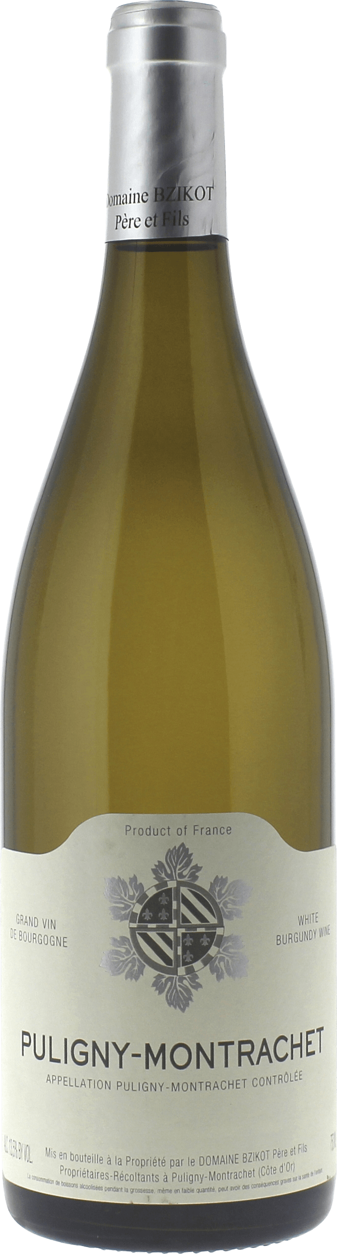 Puligny montrachet 2017 Domaine BZIKOT Sylvain, Bourgogne blanc