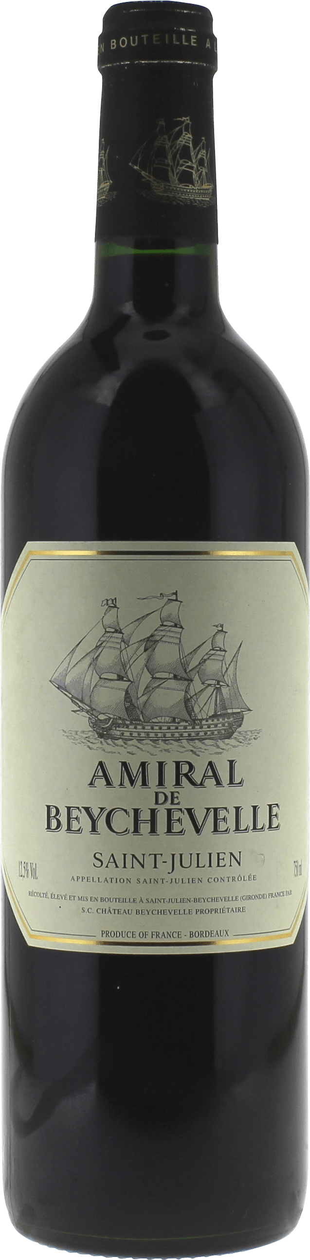 Amiral de beychevelle 1998 2me vin de BEYCHEVELLE Saint-Julien, Bordeaux rouge