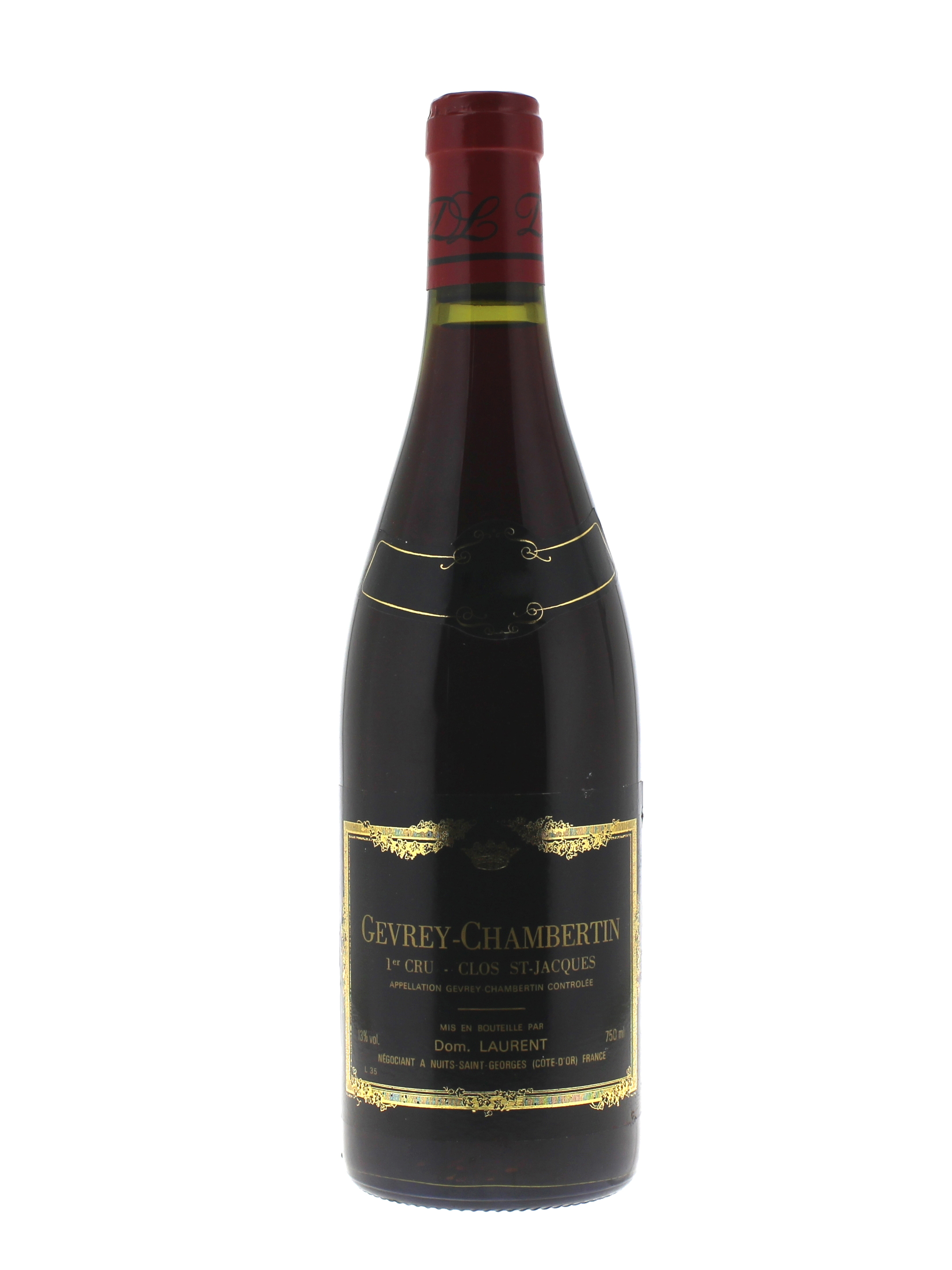 Gevrey chambertin clos saint jacques 1995 Domaine LAURENT, Bourgogne rouge