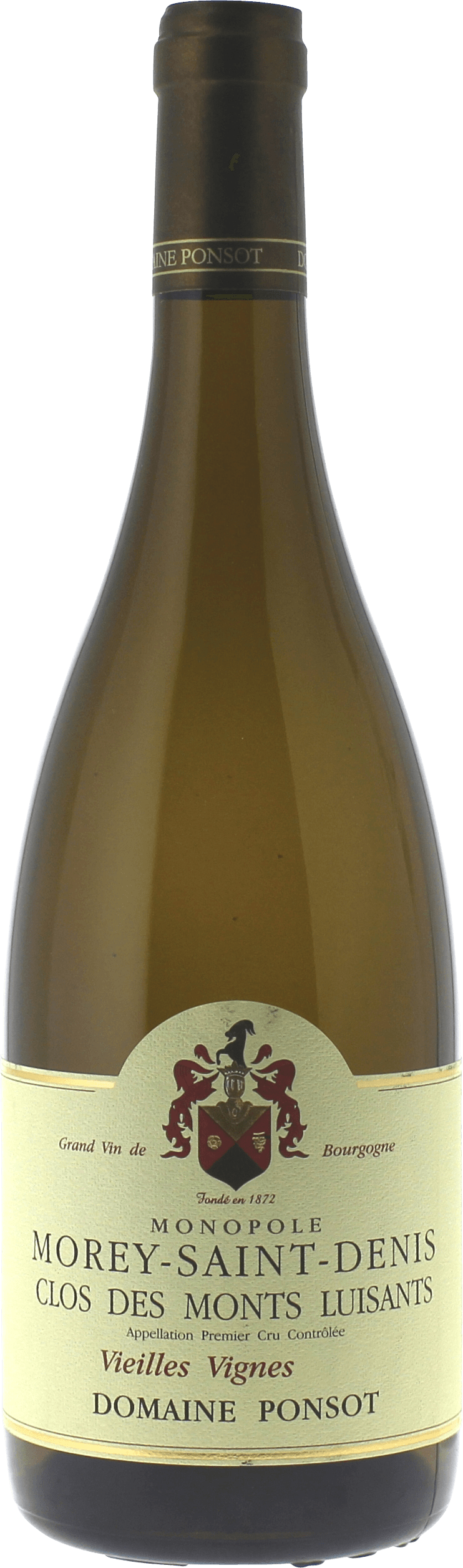 Morey saint denis 1er cru clos des monts luisants vieilles vignes 2017 Domaine PONSOT, Bourgogne blanc